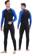 Thin Full Body Rashguard UV Protection Men's Size L Swimming Kayaking