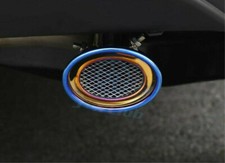 Stainless Rear Exhaust Muffler Tip End Pipe Trim h For Toyota C-HR CHR 2018-2019