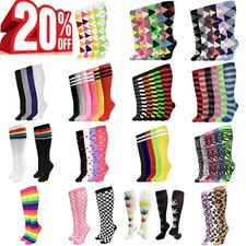 Women's Knee High Colorful Pattern Fashion Socks Warm Stocking Leg Warmers