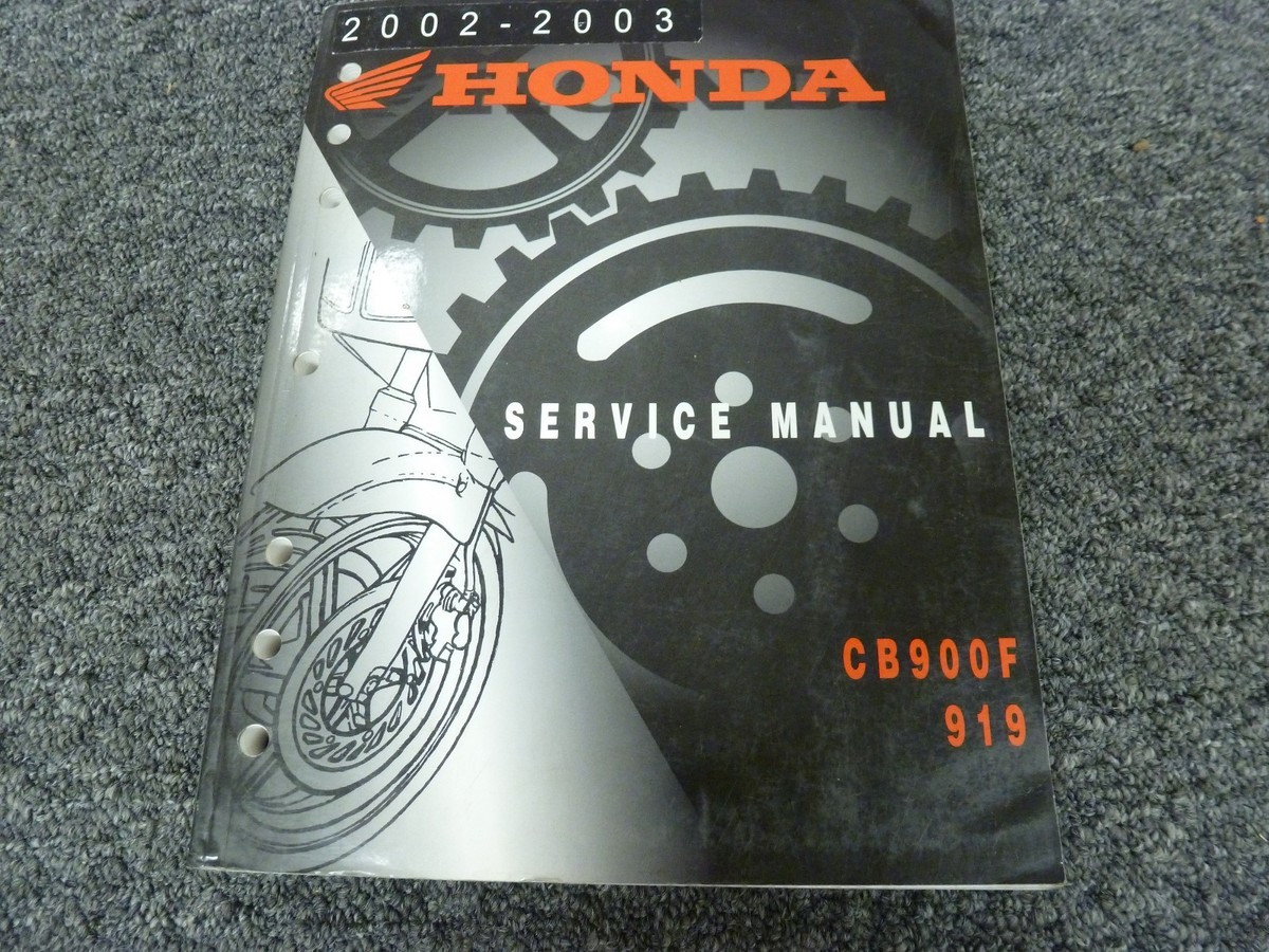 2002 2003 Honda CB900F 919 Hornet Motorcycle Shop Service Repair