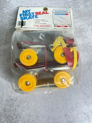 New Old Stock Vintage 70s Globe skates my First Real Skate Adjustable ages 3-6 
