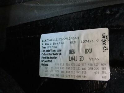 Door Switch Front VW BEETLE (TYPE 1) 06 07 08 09 10 | eBay