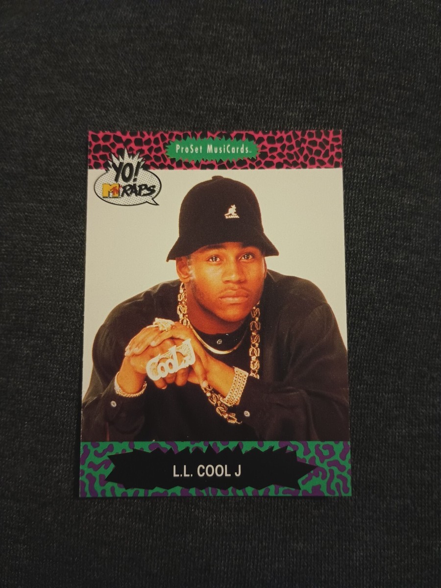 1991 L.L. COOL J YO! MTV RAPS PROSET MUSICARDS #50 ROOKIE RC CARD