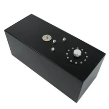 19 Gallon Aluminum Racing/Drift Fuel Cell Gas Tank w/ Cap&Level Sender Top Feed