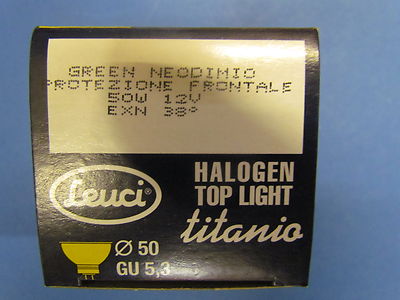 LEUCI Halogenlampe Titanio 12V 50W 38º MR50 GU5.3 Pflanzlicht GREEN NEODIMIO