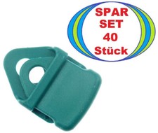40x Holdon universal mini clip green clamping eyes clamping clamps clamping fix tensioner eyelet