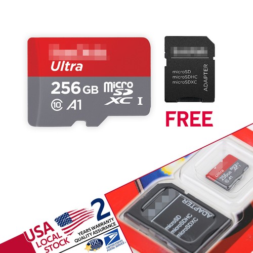 MODIGT Micro SD Card 32GB-512GB Ultra Class 10 - High Speed Memory Card With Adapter