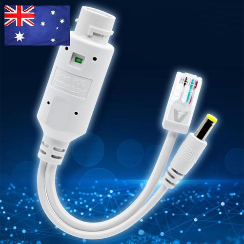 48V To 12V POE Spliters Waterproof Supply Module Injector Extender 10/100Mbps