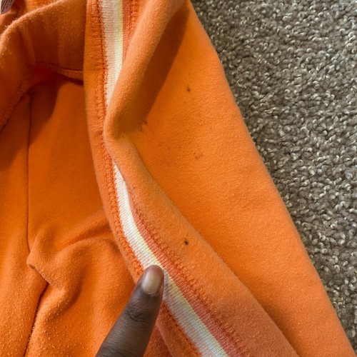 Danskin Womens Orange Mid Rise Straight Leg Sweatpants Size Large 12-14 - Picture 3 of 10