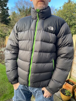 The North Face Mens Massif Down Jacket XL Grey/Black UK