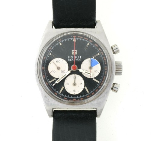 Anni 1960 TISSOT SEASTAR 3-REGISTRO Cronografo Orologio da polso viene  eseguito | eBay