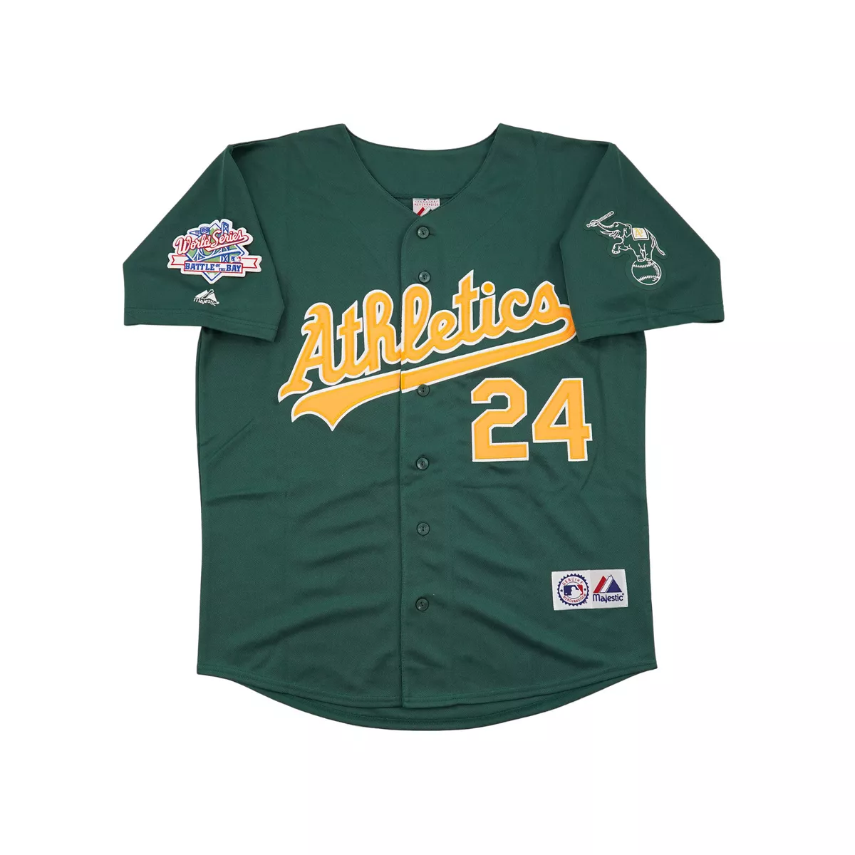 oakland a's light green jersey