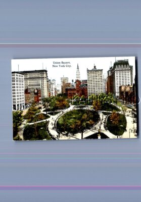 NEW YORK POSTCARD T_9496 UNION SQUARE IN NEW YORK CITY | eBay NEW YORK POSTCARD T_9496 UNION SQUARE IN NEW YORK CITY | eBay