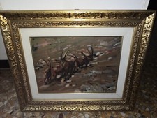 SILVIO BRUNETTO - Olio su Cartone Telato 40 X 30 - Etichetta GALLERIA ARTE 121 -