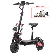 6000W Dual Motor Electric Scooter 60V38AH 11" Off Road Foldable E-Scooter 85KM/H