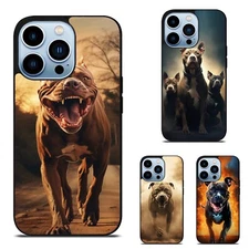 Case Friendly jumping pit bull For iPhone 10 11 12 13 14 15 Pro Max