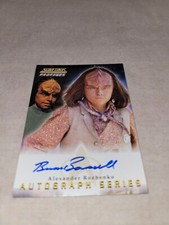 STAR TREK THE NEXT GENERATION PROFILES A17 BRIAN BONSALL AS ALEXANDER AUTOGRAPH