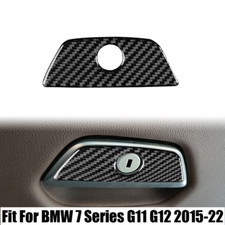 For BMW 7 Series G11 G12 2015-22 Real Carbon Fiber Glove Box Handle Trim