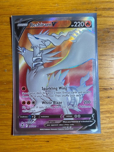 Reshiram V Silver Tempest Full Special Art 172/195