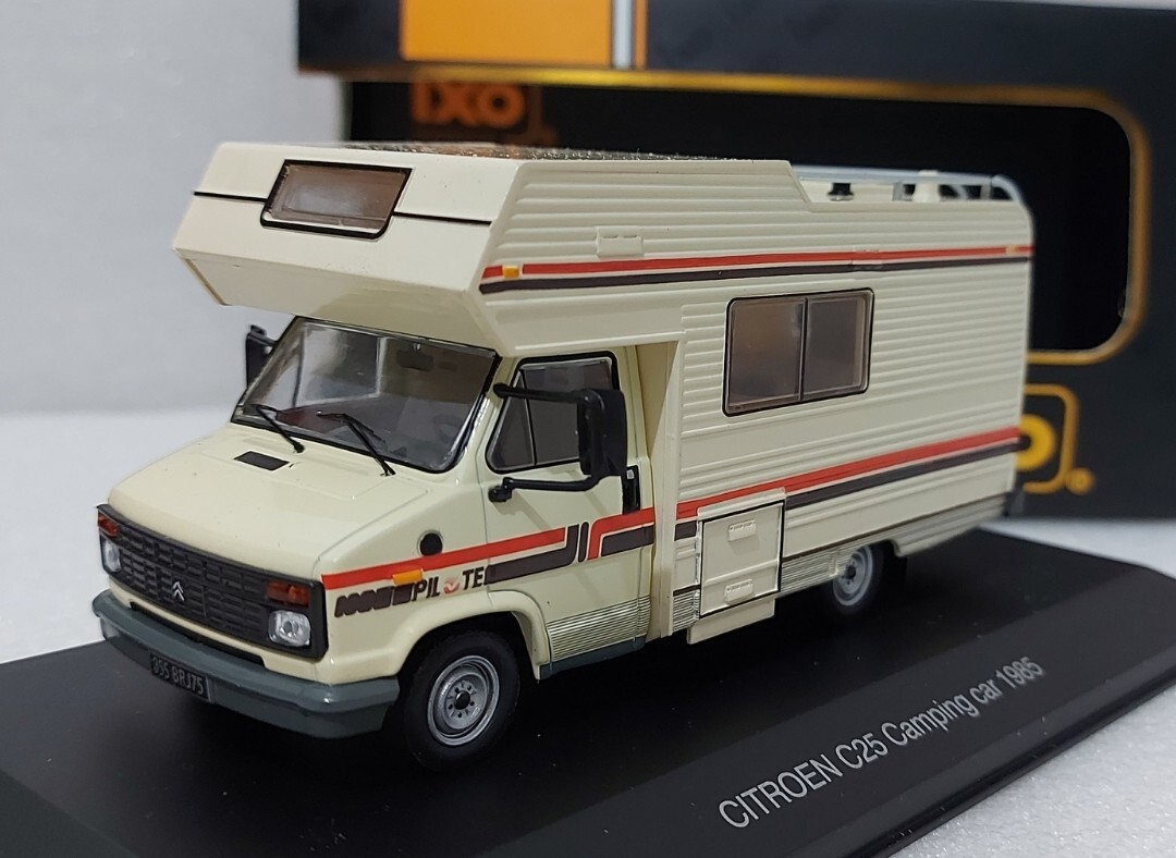 Collection Miniature De Camping-car Citroën 1/43 - Couleur Verte, Métal - Neuve (échelle 1/43)