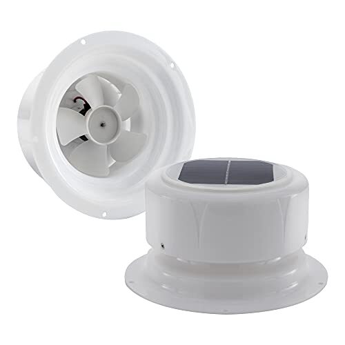 RecPro RV Solar Ventilation Fan | Solar Powered Ceiling Vent with Fan –  Mocitos