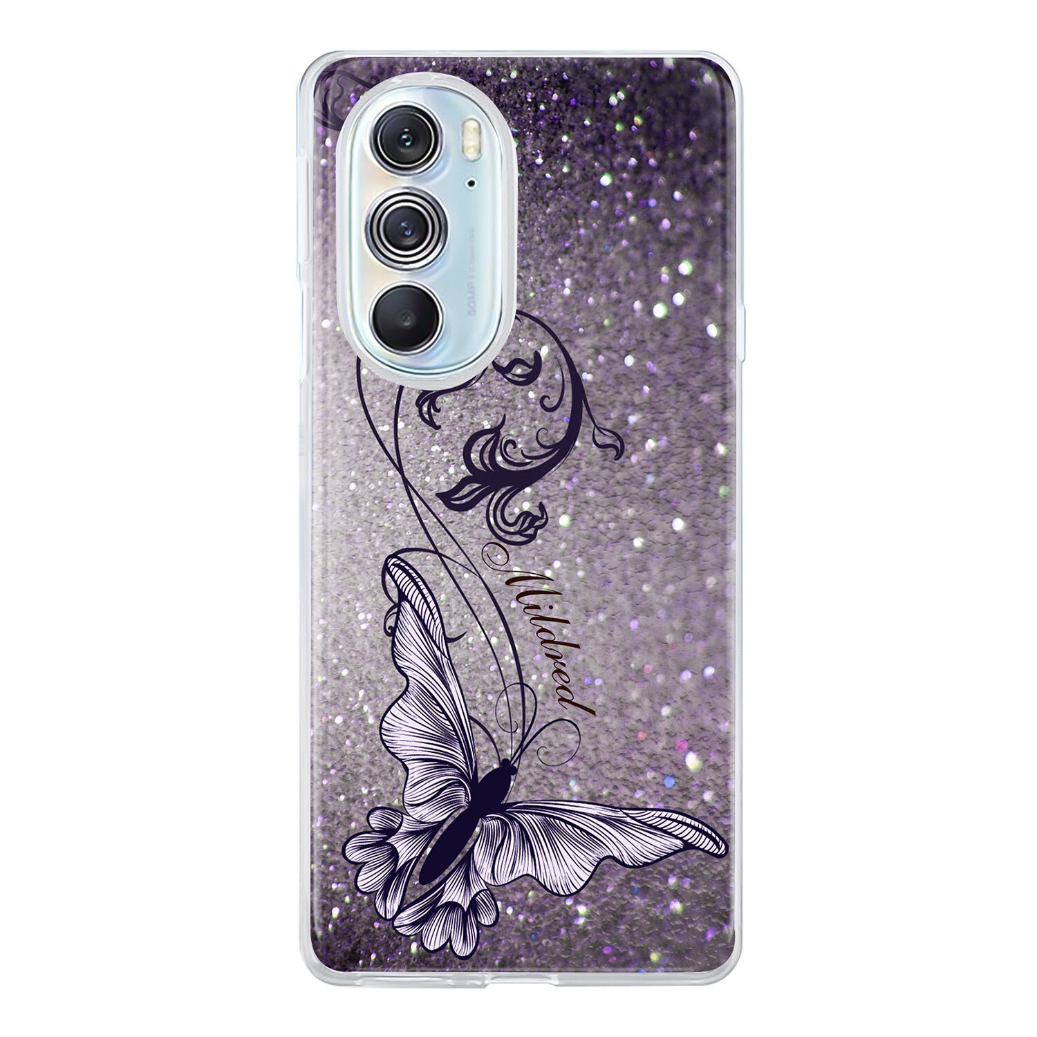 Printed Personalised Name Phone Case For Motorola Moto E20 E14 G15 G54 G85 Cover | UK