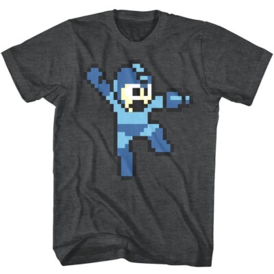 Megaman Jumping Men's T Shirt Capcom Gamer