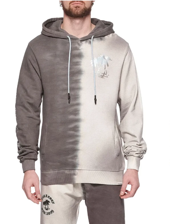 Sweat à Capuche ELEVEN PARIS FIX MOKATBIS Pour Homme - Taille M Gris - Neuf Avec étiquettes