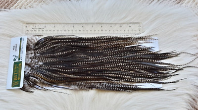 Whiting Dry Fly Rooster Full Saddle,, Color; Grizzly Variant.   Free Shipping.