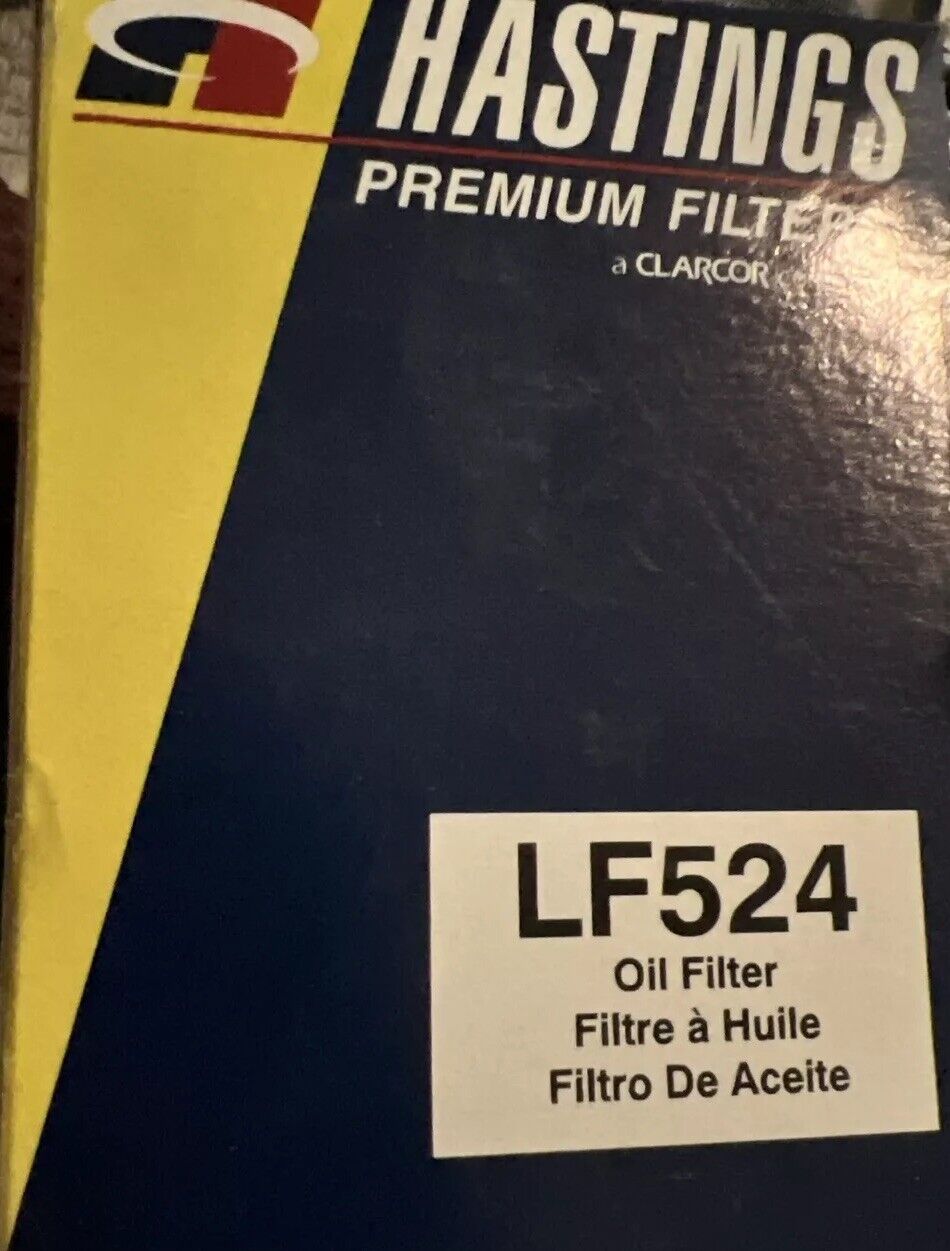 NEW HASTINGS ENGINE OIL FILTER (PN LF524)
