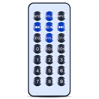 New Remote Control Fit For Technical Pro RX38UR RX45BT Stereo Reciever UREC7