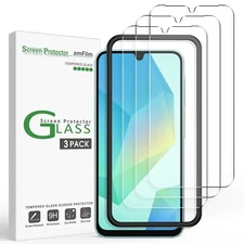 amFilm Samsung Galaxy A16 5G 6.7"  Tempered GlasScreen Protector(3 Pack)