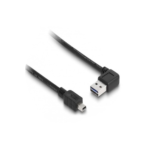 83378 - Kabel EASY-USB2.0-A Stecker gewinkelt links / rechts > USB...