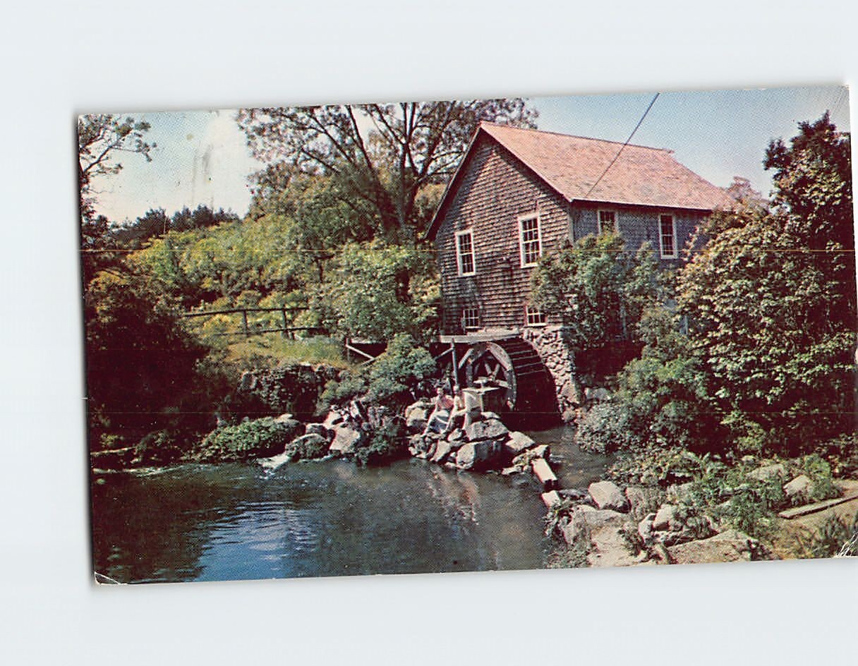 Postcard The Old Mill Brewster Massachusetts
