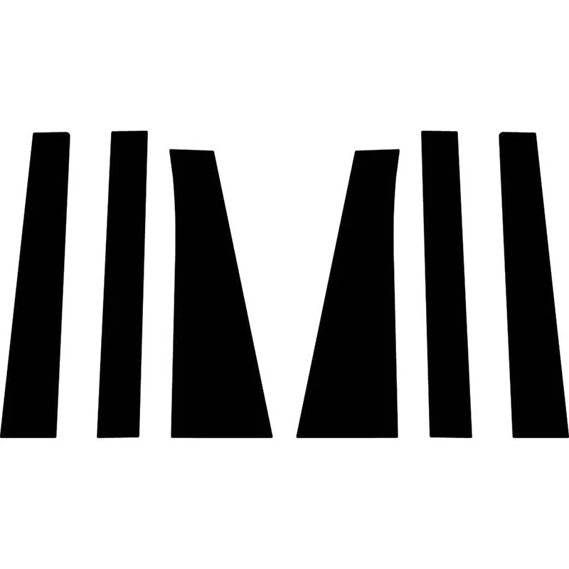 For Toyota Sienna 2010-2020 Gloss Black Pillar Posts Door Window Trim Cover Foto 4 de 4