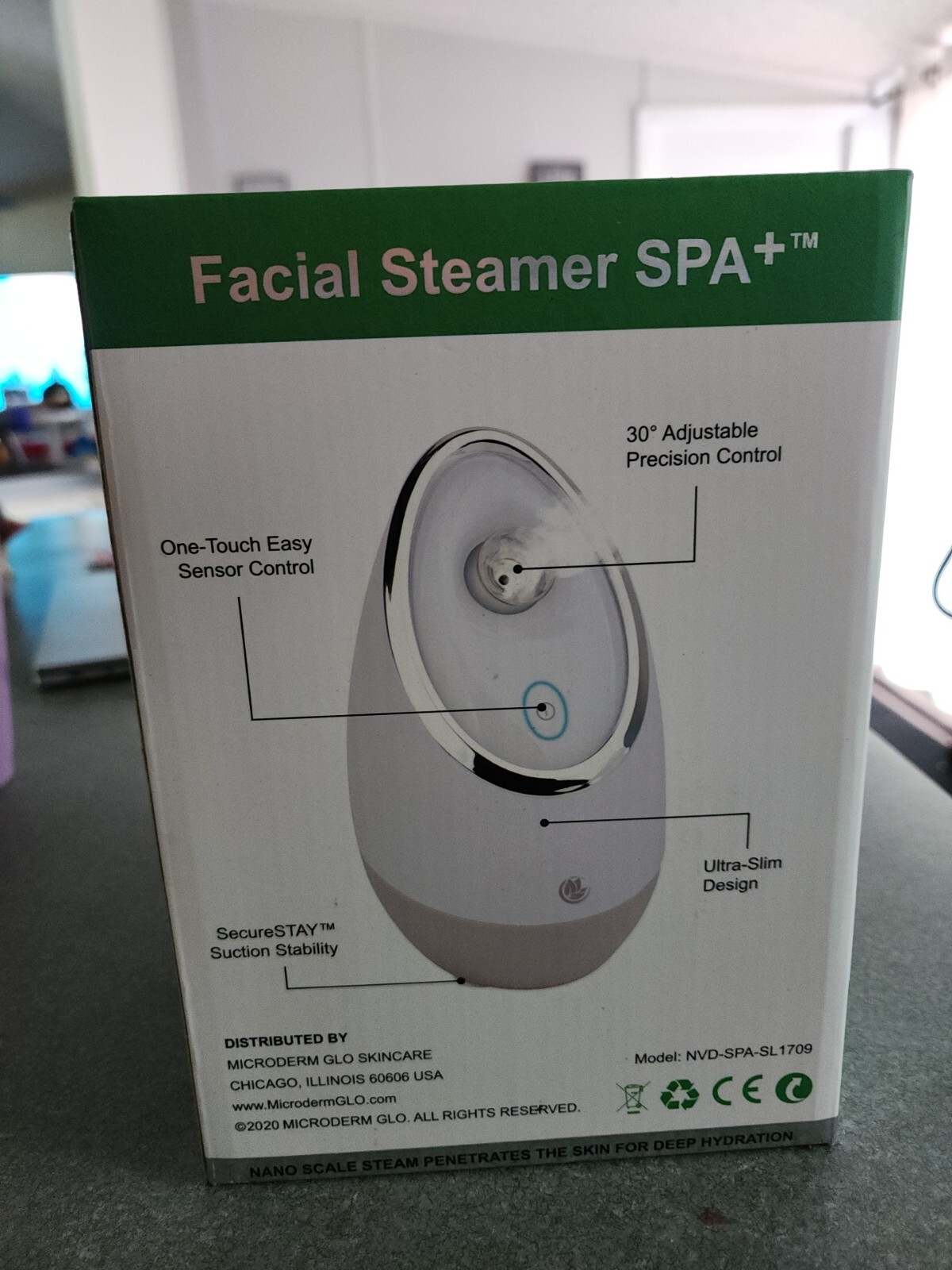 Facial Steamer SPA+ by Microderm GLO, Portable Warm Mist Humidifier