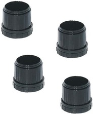 4x Pied de Table Patin pour Meubles Plastique Capuchon Presse Ø 60 MM Trucs Rond