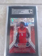 Anthony Edwards  Rookie Contenders 3/23 Sgc 9 