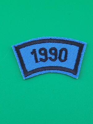 1990 Bluer & Black Segment Rocker Patch BSA Boy Scouts Of America NEW