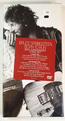 Bruce Springsteen Born To Run 30th Anniversary 3-Disc Set CD/2 DVDs NEW / SEALED