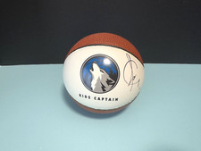 Minnesota Timberwolves Ricky Rubio NBA Signed autograph Mini Basketball