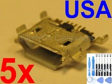 5x Micro USB Charging Port Charger Sync For ZTE ZMAX Z970 MAX N9520 N9510 USA