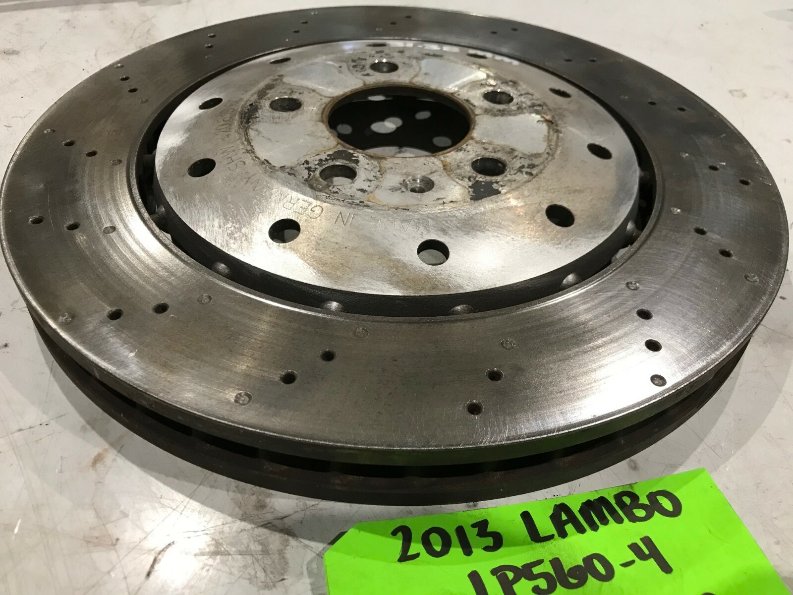 13 LAMBORGHINI GALLARDO LP560 LP550 OEM REAR BRAKE ROTOR DISK 420615601F 08-15