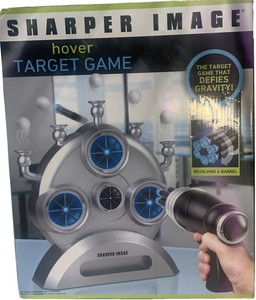 SHARPER IMAGE HOVER TARGET GAME 6 Barrel Blaster-5 Floating Balls-Indoor Fun NEW | eBay