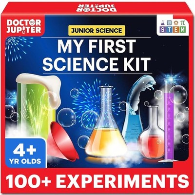 Kids Science Experiment Kit - My First Science Lab for Ages 4+ - Fun STEM Activi