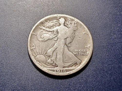 Nice VG 1916-P Walking Liberty Half Dollar