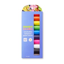 Mondo Llama Washable Tempera Paint Sticks, 10...