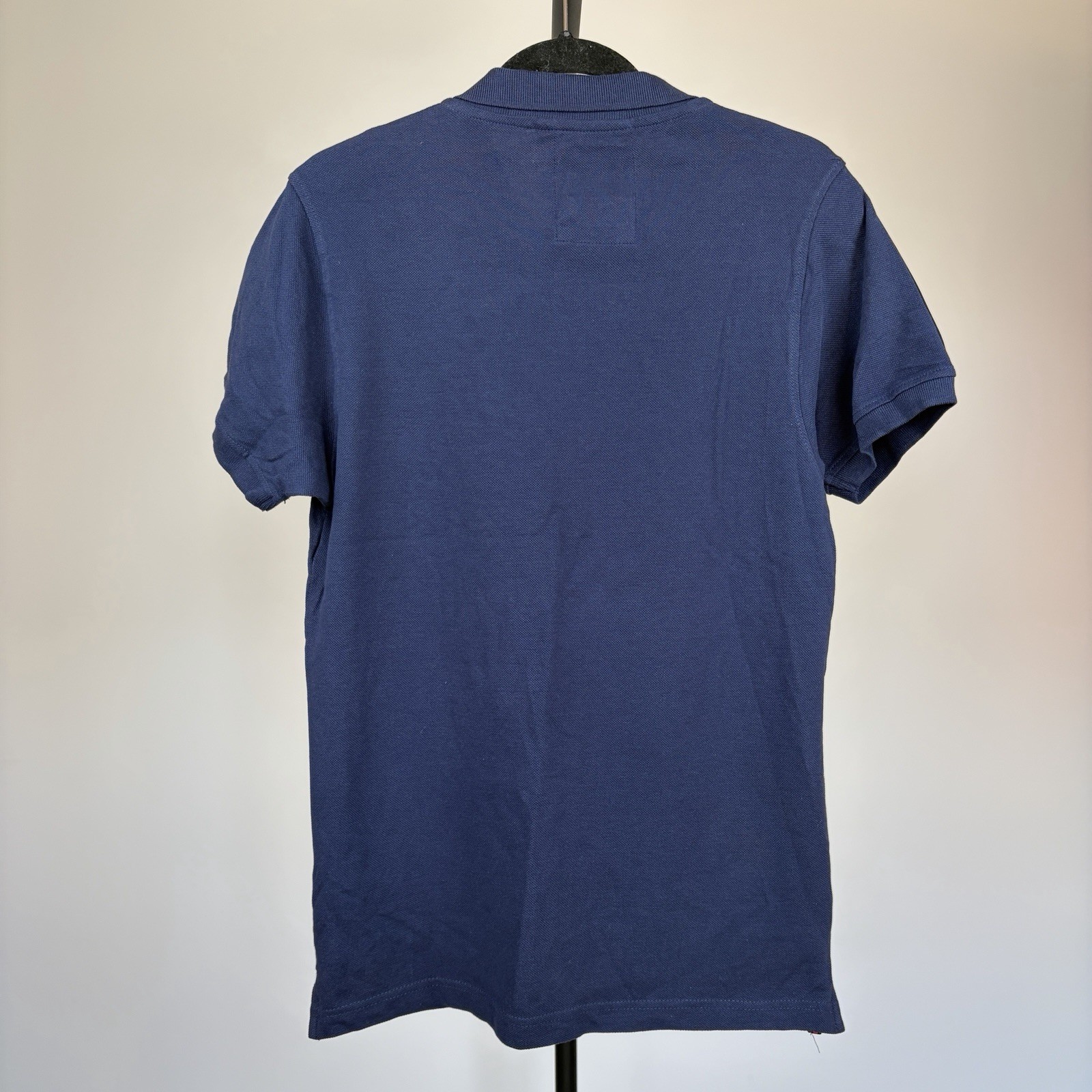 Luke 1977 Navy Blue Polo Shirt with Embroidered Logo Size Small image 5