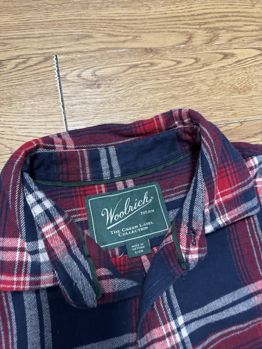 Woolrich The Green Label Collection Shirt Jacket Men S Red/ Blue