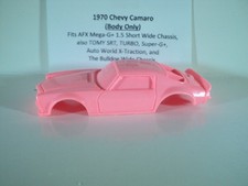 HO scale Slot Car Custom Resin body only 1970 Pink Chevy Camaro Fits AFX